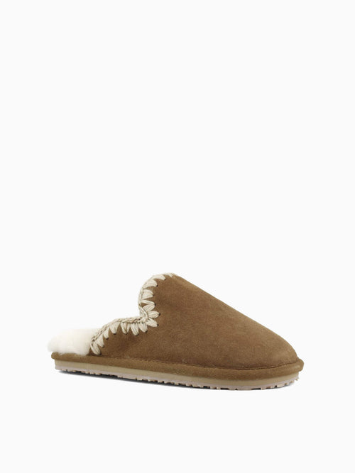 Suede Slipper Eskimo Stitch
