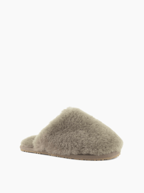Closed Toe Sheepskin Fur Slipper