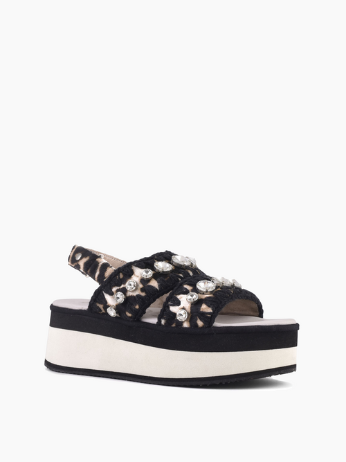 Flatform Criss-Cross Upper Big Crystals