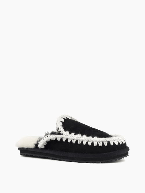 Suede Slipper Full Eskimo Stitch Men's