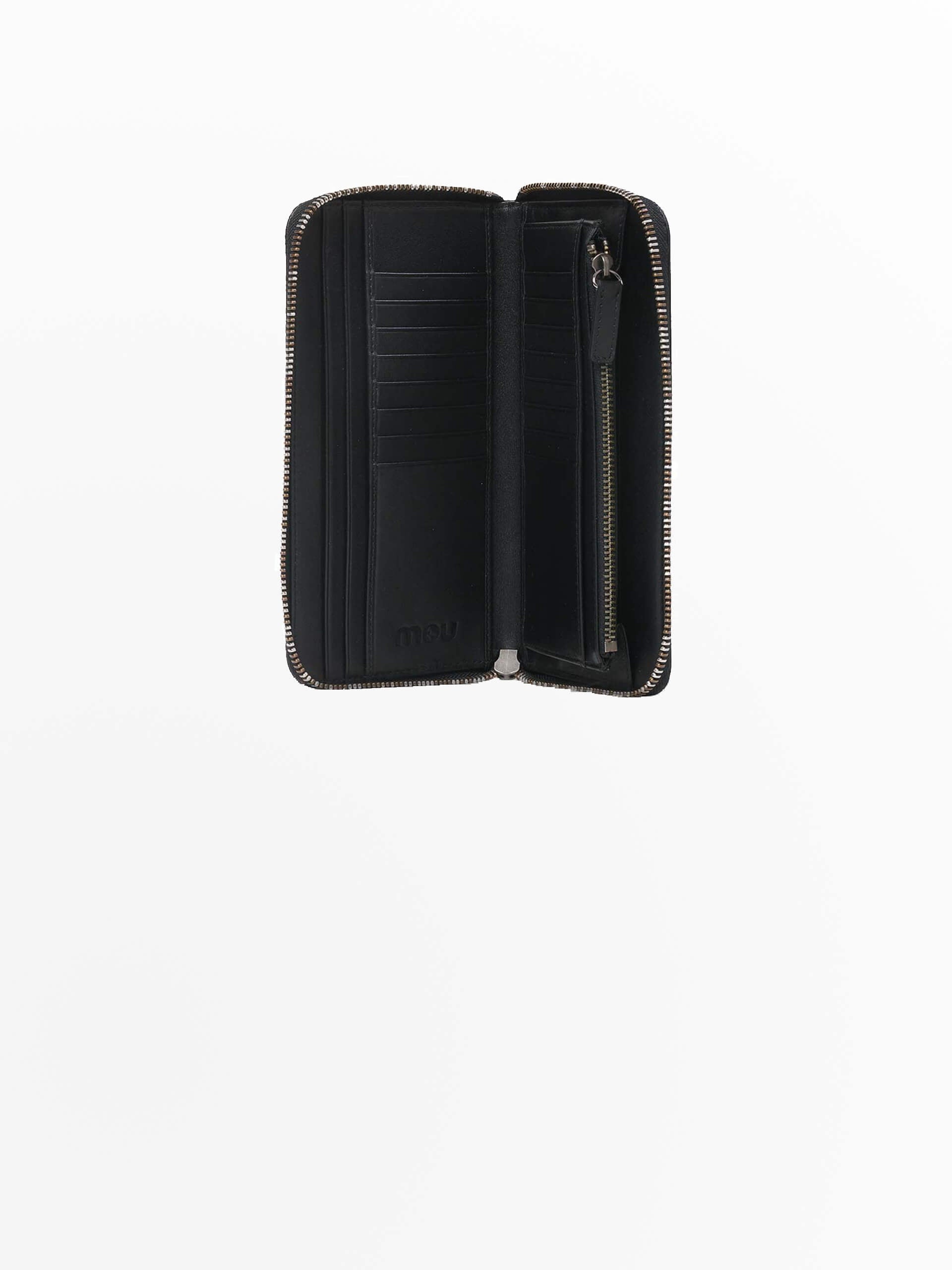LOMEI Zipper Compact Wallet ブラック LOMEI LEATHER WORKS レザー
