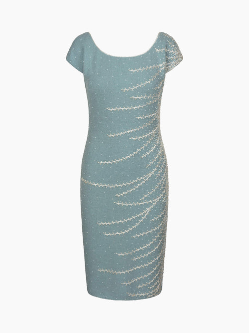 Jane Shelly Beaded Cocktail Dress 50's