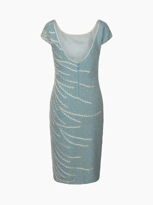 Jane Shelly Beaded Cocktail Dress 50's