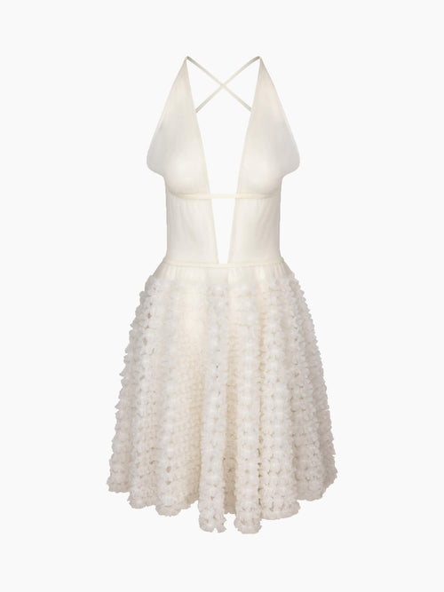 Mlwl Labwhite Rouched Detail Dress