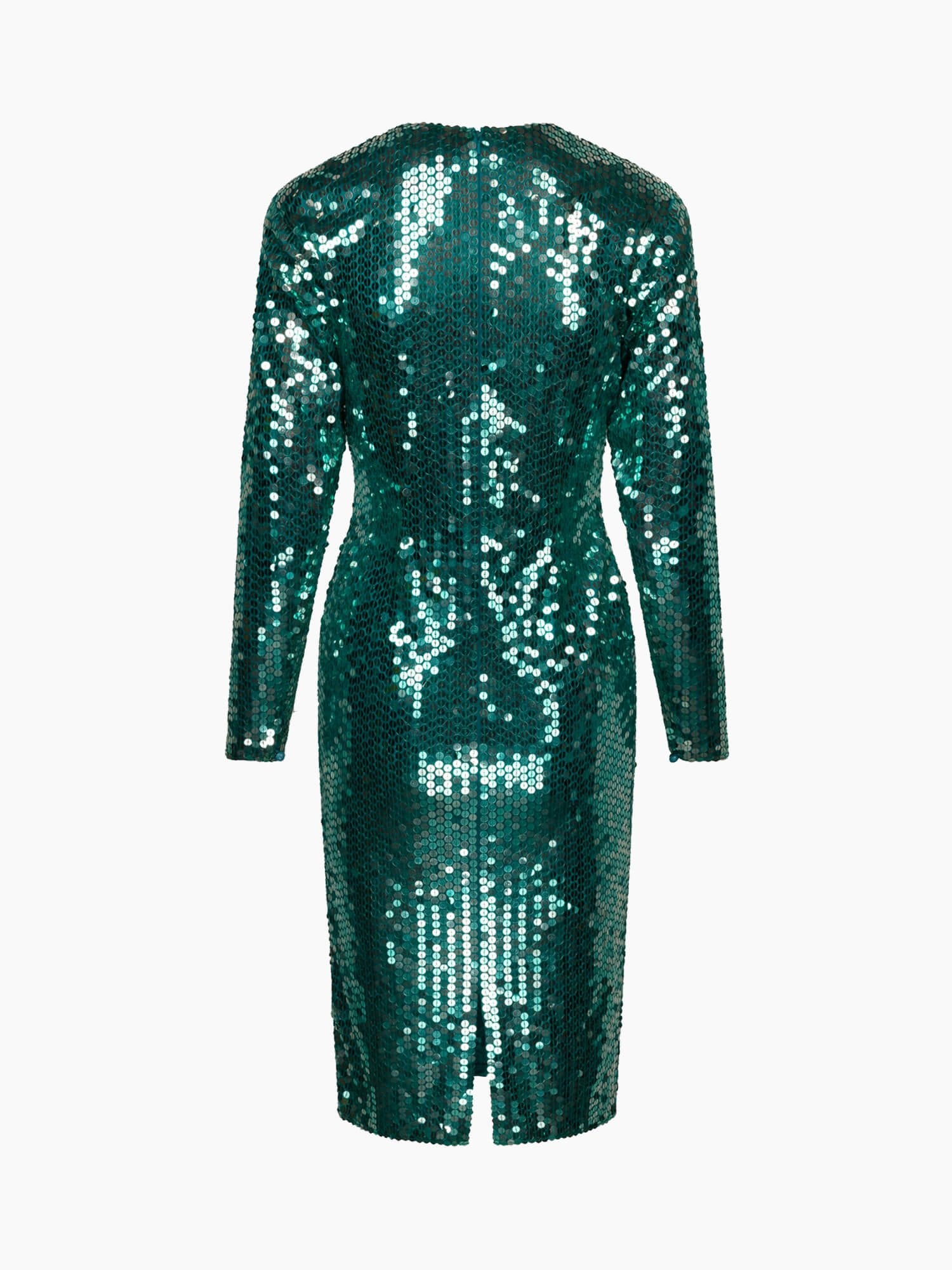 Oleg Cassini Teal Sequin Mermaid Dress - Small Oleg Cassini Teal Sequin Mermaid Dress - Small