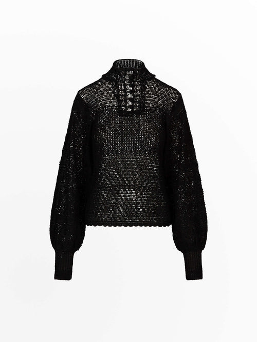 Vintage Black Lace Top