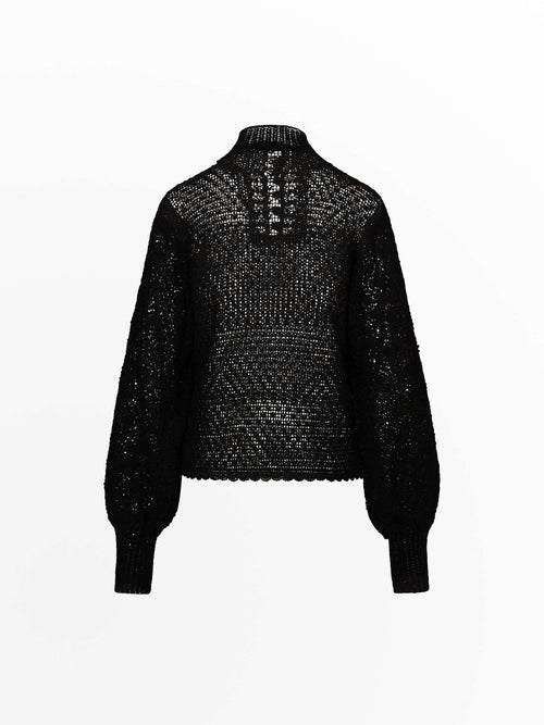 Vintage Black Lace Top